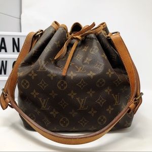 Louis Vuitton petit noe monogram shoulder bag